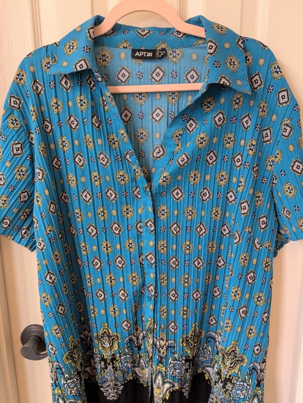 Teal Boho Button Up Apt 9 Size 2X